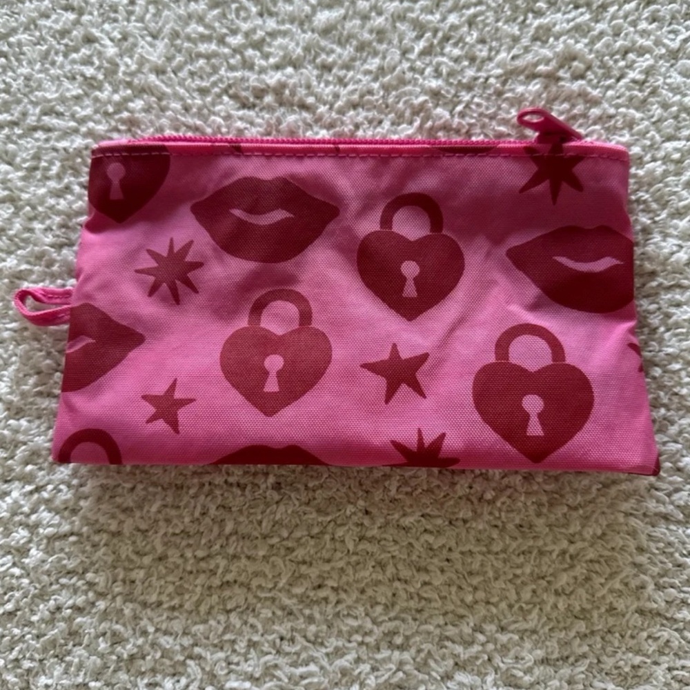Baggu pink charm go pouch
